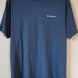 Columbia Men's M Navy Short Sleeve Tee